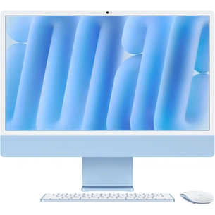 Комп'ютер Apple 24" iMac Retina 4.5K / Apple M4 (8-c/CPU, 8-c/GPU), 16, 256, Blue (MWUF3UA/A) зображення 1