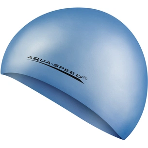 Шапка для плавання Aqua Speed Mega 100-02 блакитний Уні OSFM (5908217635419) зображення 1