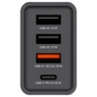 Зарядний пристрій Verbatim USB 30W PD3.0 4-ports black (49700) - зменшене зображення 3