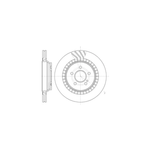Гальмівний диск REMSA 61187.10 зображення 1