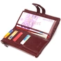 Гаманець Canpellini З натуральної шкіри Бордовий (21636) - зменшене зображення 6