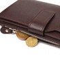 Гаманець Canpellini З натуральної шкіри Коричневий (21642) - зменшене зображення 8
