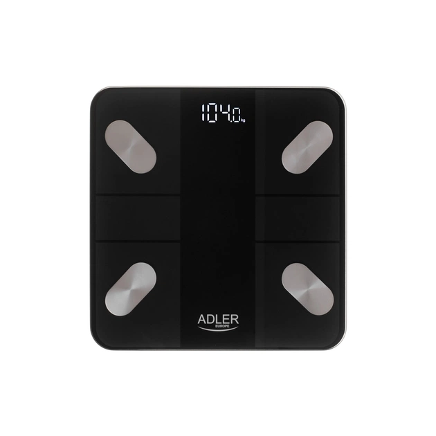Ваги підлогові Adler AD 8186 black (AD8186B) - зображення 1