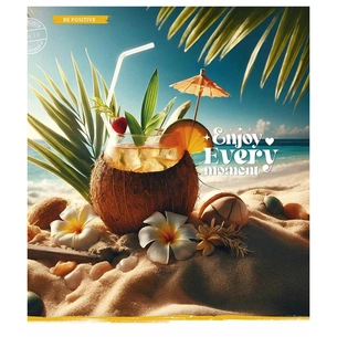 Зошит Школярик Enjoy your summer 60 аркушів клітинка (060-3515K) зображення 1