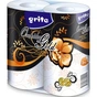 Туалетний папір Grite Orchidea Gold 3 шари 170 відривів 4 шт (4770023622911) - зменшене зображення 1