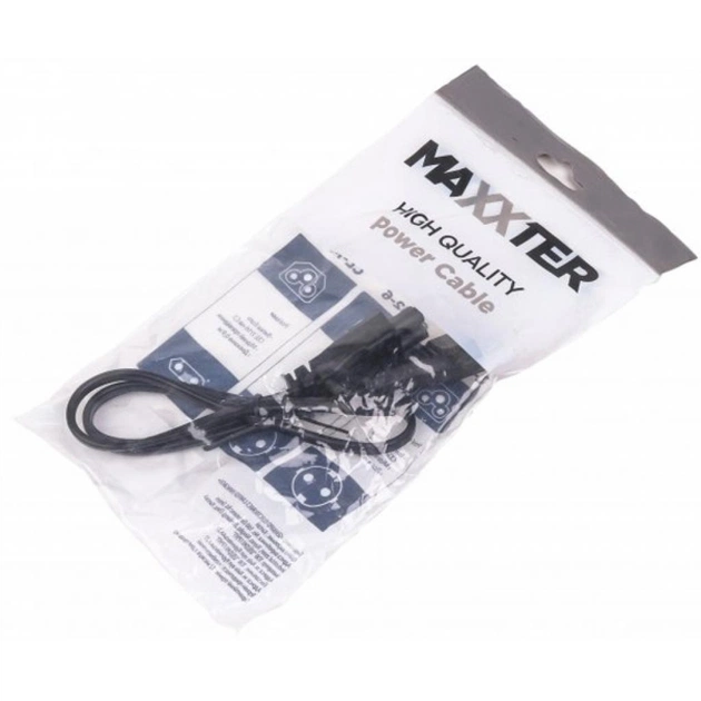 Кабель живлення C5 0.9m Maxxter (CL-14-3) - picture 3