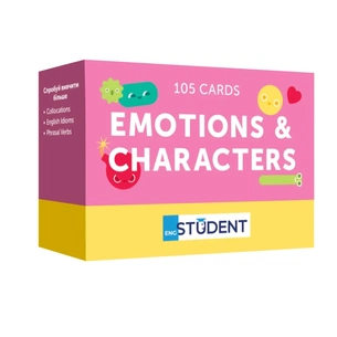 Навчальний набір English Student Картки для вивчення англійської мови Emotions & Characters (укр.) (591226005) зображення 1