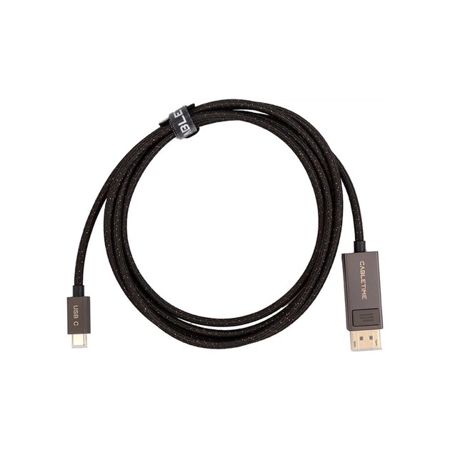 Кабель мультимедийный USB-C to DisplayPort M 2.0m 8K Cabletime (CA914074) - изображение 1