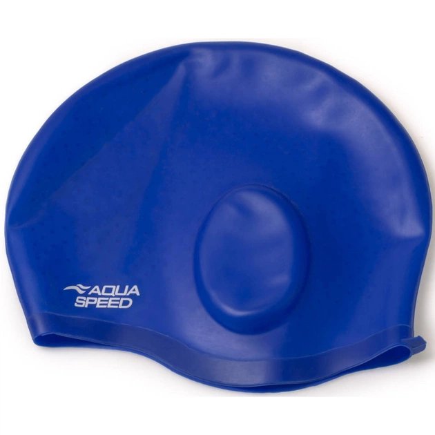 Шапка для плавання Aqua Speed Ear Cap Comfort 9891 289-01 синій OSFM (5908217698919) - зображення 1