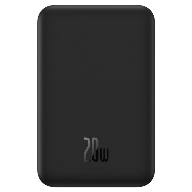 Батарея універсальна Baseus Magnetic Mini Wireless 20000mAh 20W, Black (PPCX150001) - зображення 1