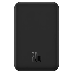 Батарея універсальна Baseus Magnetic Mini Wireless 20000mAh 20W, Black (PPCX150001) зображення 1