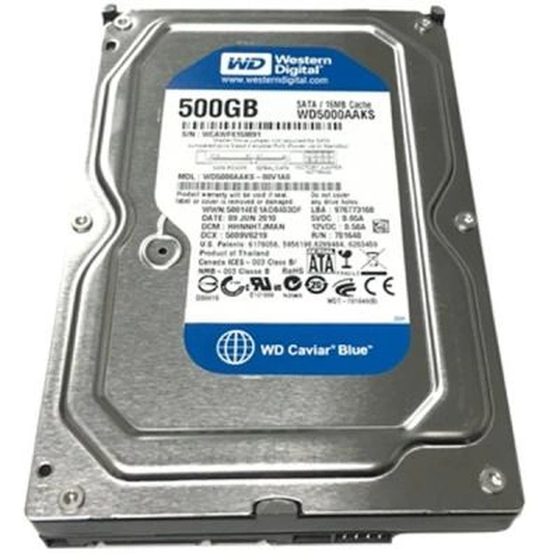 Жорсткий диск 3.5" 500Gb WD (# WD5000AAKS #) - изображение 1