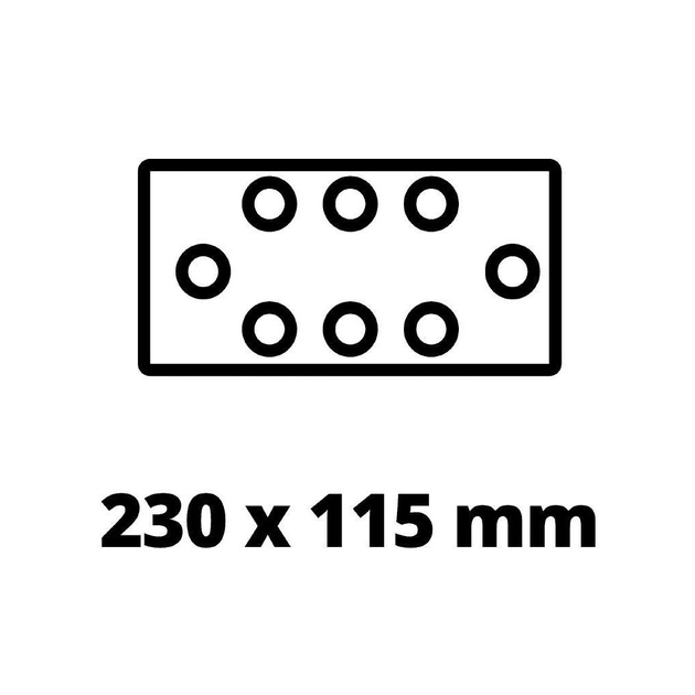 Шліфувальна машина Einhell TE-OS 18/230 Li - Solo, PXC, 18В, 230х115 мм (без АКБ та ЗП) (4460720) - изображение 7