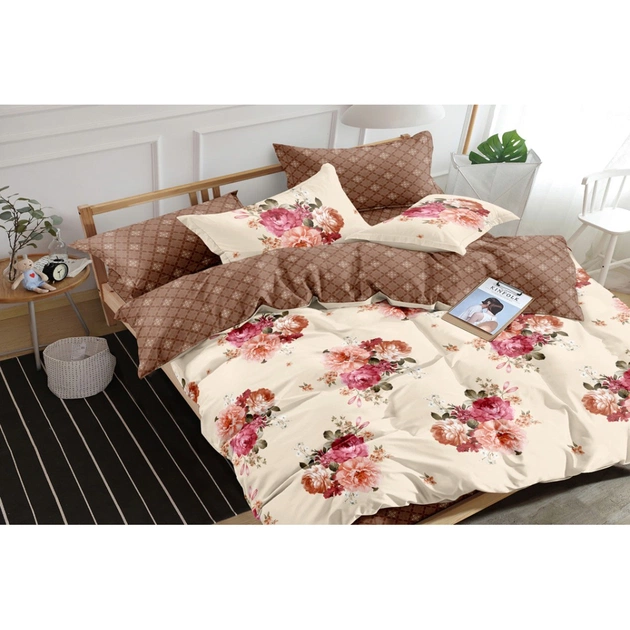 Постільна білизна MirSon Сатин 22-1209 Maple 200x220 (2200002466585) - зображення 1