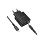 Зарядний пристрій BOROFONE BA98A Ilustre 2xUSB-C + 1xUSB-A PD30W digital display + cable USB-C to Lightning Black (6941991120527) - уменьшенное изображение 4