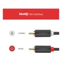 Кабель мультимедійний 2xRCA M to 2xRCA M 1.0m AV104 black Ugreen (30747) - preview 6