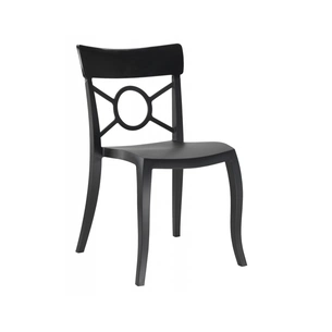 Кухонний стілець PAPATYA o-pera-s сидіння чорне, верх суцільно чорний (2234) picture 1