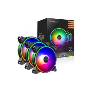 Кулер до корпусу Zezzio ZF-120 FRGB 3 in 1 Kit зображення 1