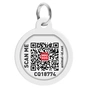 Адресник для тварин WAUDOG Smart ID з QR паспортом "Мілітарі" круг 25 мм (225-4026) - уменьшенное изображение 3