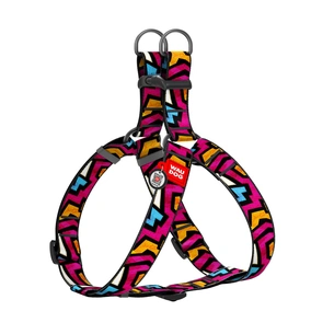 Шлея для собак WAUDOG Nylon з QR паспортом "Графіті" пластиковий фастекс XL (324-0021) изображение 1