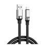 Дата кабель USB 2.0 AM to USB-C 1.0m 6A silicone black XO (NB251_C_Black) - уменьшенное изображение 1