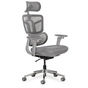Офісне крісло Mealux S4 Air Fabric Grey (HF-S4 F/G) - зменшене зображення 1