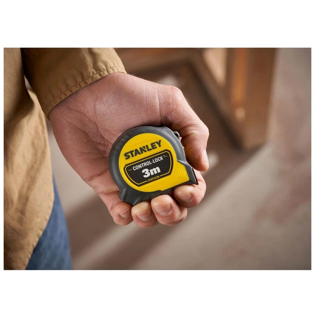 Рулетка Stanley CONTROL-LOCK, 3мх19мм, у прогумованому корпусі, з двосторонньою шкалою (STHT37230-0) - picture 12