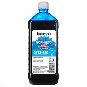 Чорнило Barva HP GT/InkTank 1л CYAN GT52C (HGT52-620) зображення 1