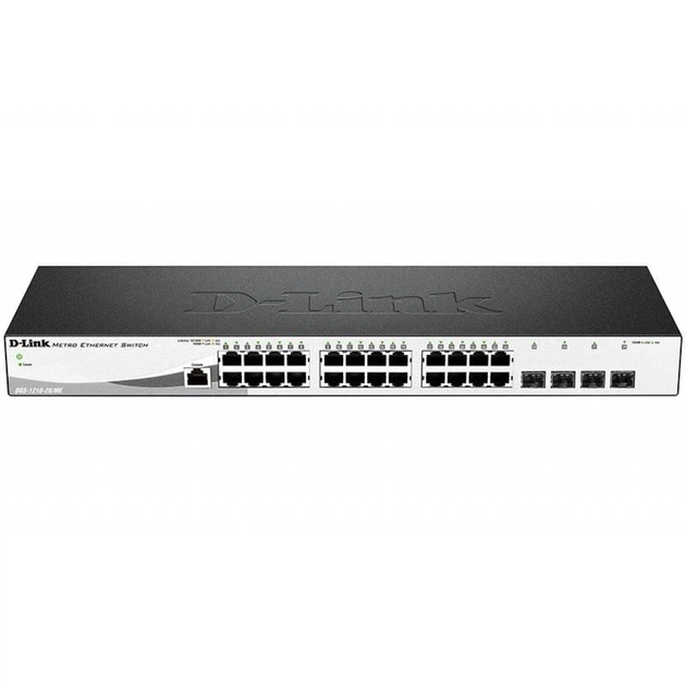 Комутатор мережевий D-Link DGS-1210-28P/ME/A - зображення 1