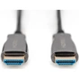 Кабель мультимедійний HDMI M to HDMI M 10m 4K AOC hybrid-fiber black Digitus (AK-330125-100-S) - зменшене зображення 2