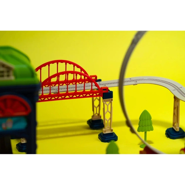 Железная дорога Otamanko Храбрый паровозик трюковая железная дорога 137 деталей (89960) - изображение 6