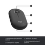 Комплект Logitech MK470 Slim Wireless UA Graphite (920-009204) - зменшене зображення 7