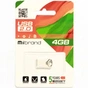 USB флеш накопичувач Mibrand 4GB Hawk Silver USB 2.0 (MI2.0/HA4M1S) - зменшене зображення 2
