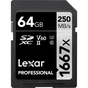 Карта пам'яті Lexar 64GB SDHC class 10 UHS-II 1667x (LSD64GCB1667) - зменшене зображення 1
