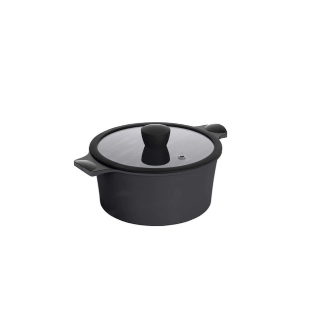 Каструля Ringel Zitrone black с крышкой 4,2 л (RG-2108-24/1 BL) - изображение 1