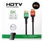 Кабель HDMI (M) - HDMI (M), 5 м, Black, GTL, V2.1, 8K / 60 Гц, 48 Gbps, позолочені конектори (GTLHMHM5V21BK) - зменшене зображення 3
