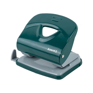 Діркопробивач Axent Exakt-2 металевий, 30арк, Earth colors зелений (3930-30-A) зображення 1