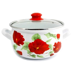 Каструля Interos емаль Каркаде 3,1л (ІТ-2392-18) зображення 1