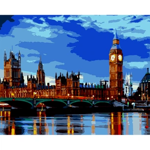 Картина по номерам ZiBi Вечірній Лондон 40*50 см ART Line (ZB.64181) зображення 1
