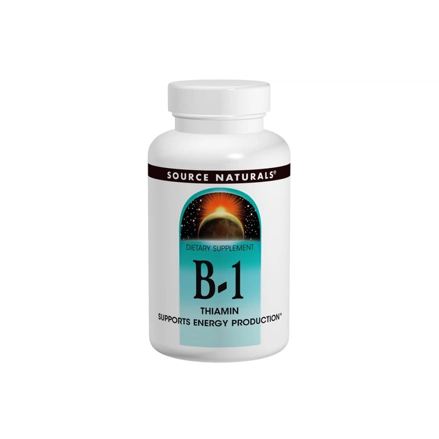 Витамин Source Naturals Витамин В-1 100мг, 100 таблеток (SN0407) - изображение 1