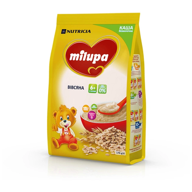 Дитяча каша Milupa безмолочна Вівсяна 170 г (5900852930089) - picture 12