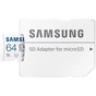 Карта пам'яті Samsung Miсro-SDXC memory card 64GB C10 UHS-I R130MB/s Evo Plus + SD (MB-MC64KA/EU) - зменшене зображення 6