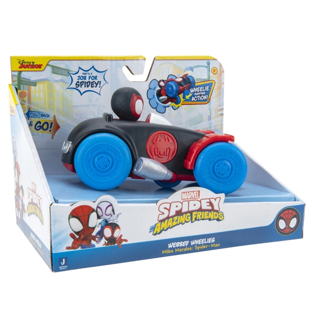 Машина Spidey інерційна Pull Back Vehicle Spinn Майлз Моралес (SNF0017) - picture 9