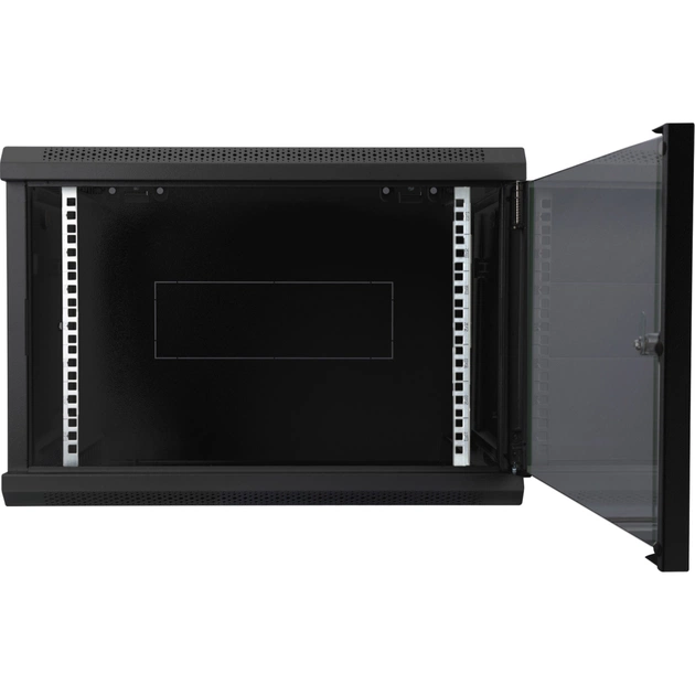Шафа настінна Digitus Wall Mounting Dynamic Basic 19" 7U 600x600, RAL 9005 (DN-1907U-6/6-EC-SW) - picture 3