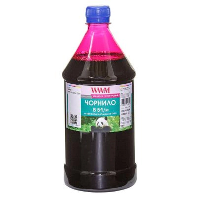 Чорнило WWM Brother DCP-T300/T500W/T700W Magenta 1000г pigmented (B51/M-4) - зображення 1