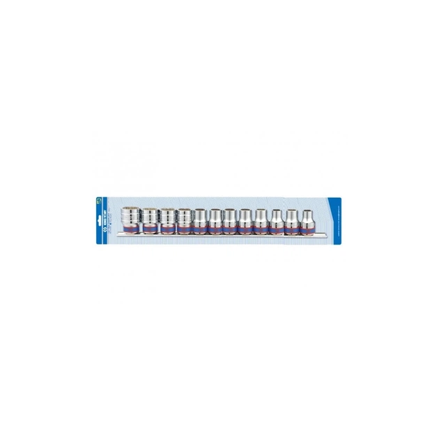 Набор торцевых головок KING TONY 1/2", шестигранных, 10-24 мм, 12 шт. (4312MR8) - изображение 1