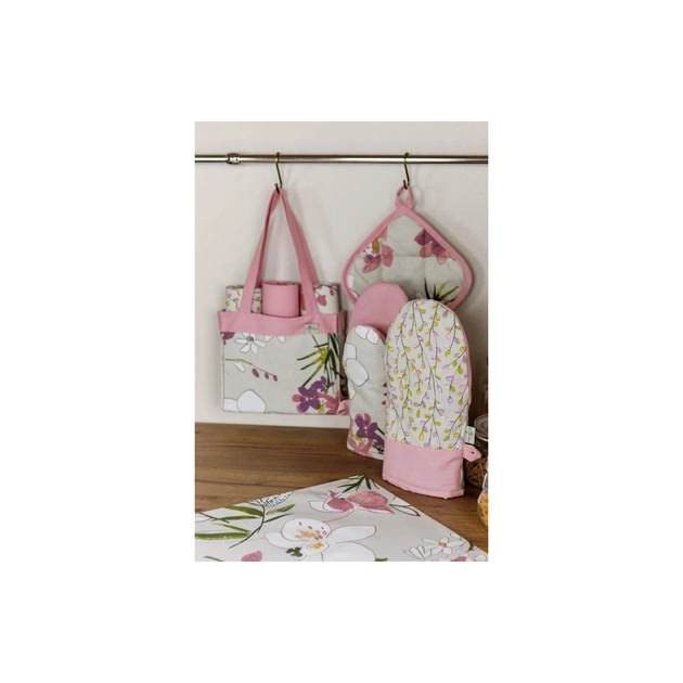 Рушник Прованс кухонний набір в торбі Орхідея 3 шт (4823093449589) - picture 3