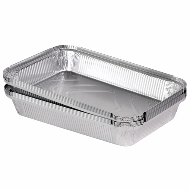 Контейнер для продуктів одноразовий PRO service алюмінієвий прямокутний SP88L 2000 мл 50 шт. (4823071632248) - picture 1