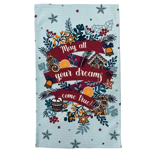 Рушник Прованс вафельний Dream 33х60 см (4823093452619) - picture 1