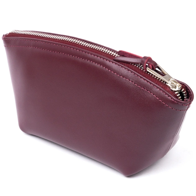 Косметичка Grande Pelle Зі шкіри Сливова (11300) - зображення 2